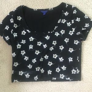 Flower crop top